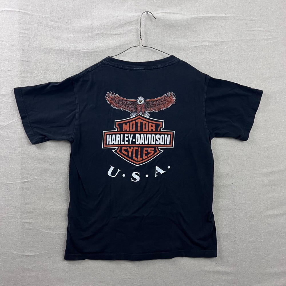 Orange‎ County Choppers Harley-Davidson T-Shirt Mens M Black Eagle Graphic Tee